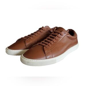 Oliver Cabell Tan Leather Sneakers